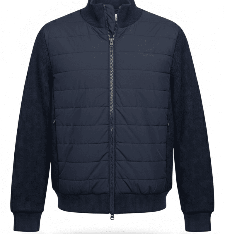 GIUBBOTTO UOMO MISTO MAGLIA NAVY