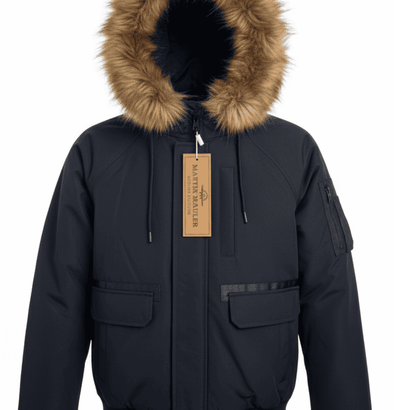 GIUBBOTTO UOMO SPALMATO C/CAPPUCCIO PELO BLACK